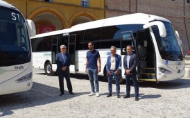 15 Scania Interlink a gas naturale liquefatto entrano in servizio a Cesena